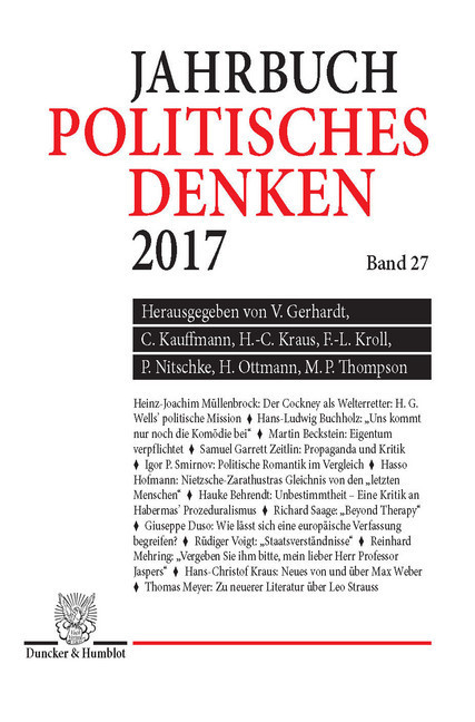 Politisches Denken. Jahrbuch 2017.