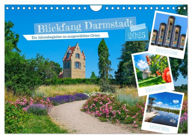 Blickfang Darmstadt! (Wandkalender 2025 DIN A4 quer), CALVENDO Monatskalender