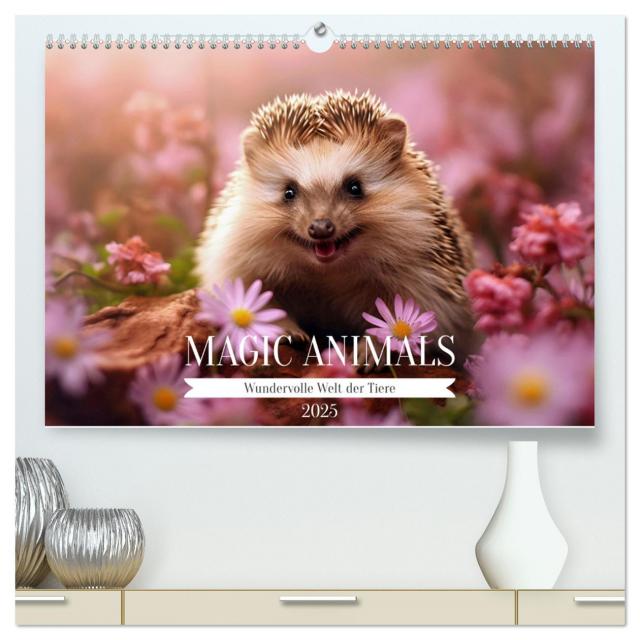 Magic Animals (hochwertiger Premium Wandkalender 2025 DIN A2 quer), Kunstdruck in Hochglanz