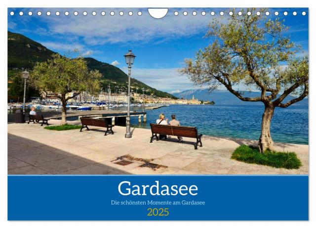 Gardasee - Die schönsten Momente am Gardasee (Wandkalender 2025 DIN A4 quer), CALVENDO Monatskalender
