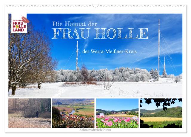 Die Heimat der Frau Holle (Wandkalender 2025 DIN A2 quer), CALVENDO Monatskalender