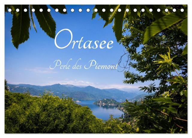 Ortasee - Perle des Piemont (Tischkalender 2025 DIN A5 quer), CALVENDO Monatskalender