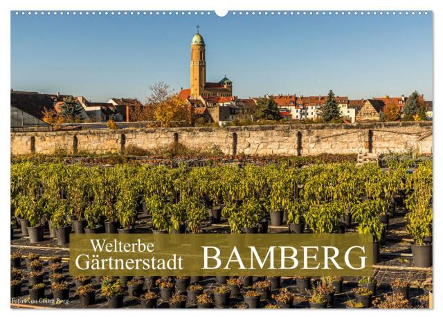 Welterbe Gärtnerstadt Bamberg (Wandkalender 2025 DIN A2 quer), CALVENDO Monatskalender