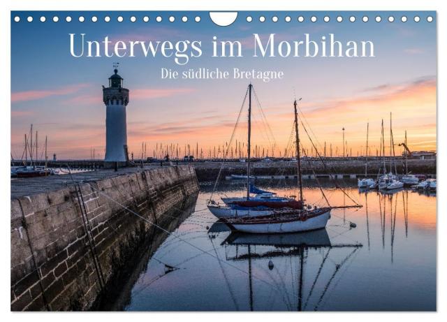 Unterwegs im Morbihan (Wandkalender 2025 DIN A4 quer), CALVENDO Monatskalender
