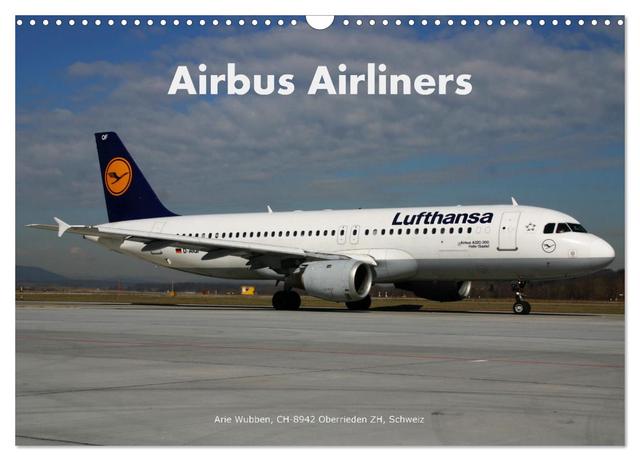 Airbus Airliners (Wandkalender 2025 DIN A3 quer), CALVENDO Monatskalender