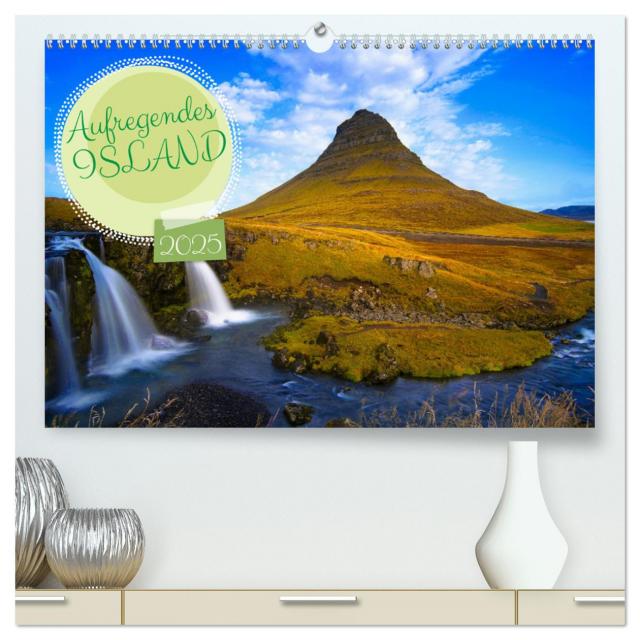 Aufregendes Island (hochwertiger Premium Wandkalender 2025 DIN A2 quer), Kunstdruck in Hochglanz