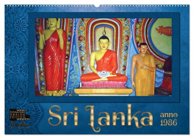 Sri Lanka anno 1986 (Wandkalender 2025 DIN A2 quer), CALVENDO Monatskalender