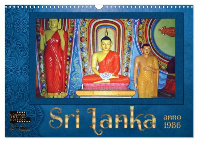 Sri Lanka anno 1986 (Wandkalender 2025 DIN A3 quer), CALVENDO Monatskalender