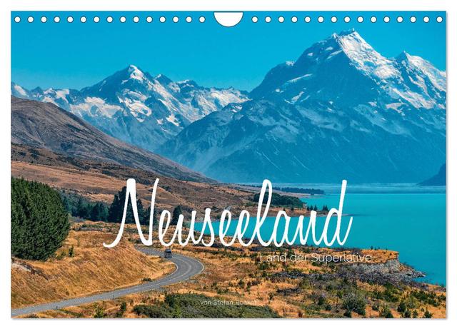 Neuseeland - Land der Superlative (Wandkalender 2025 DIN A4 quer), CALVENDO Monatskalender