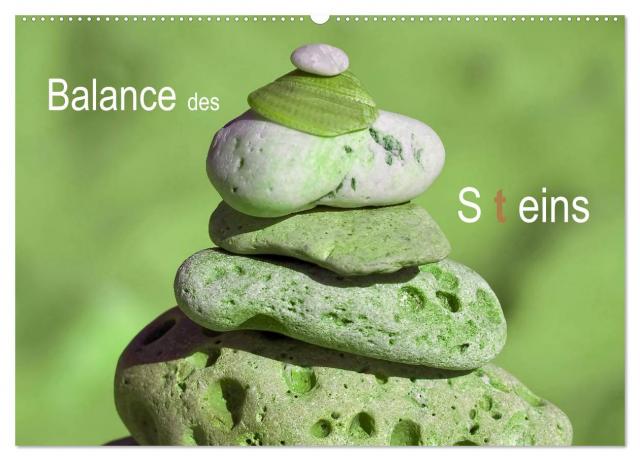 Balance des Steins (Wandkalender 2025 DIN A2 quer), CALVENDO Monatskalender