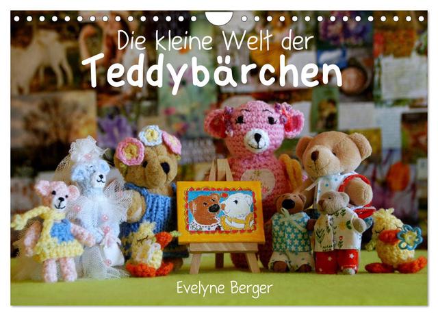 Die kleine Welt der Teddybärchen (Wandkalender 2025 DIN A4 quer), CALVENDO Monatskalender
