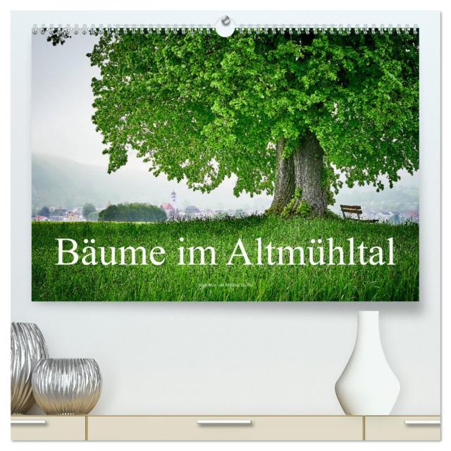Bäume im Altmühltal (hochwertiger Premium Wandkalender 2025 DIN A2 quer), Kunstdruck in Hochglanz