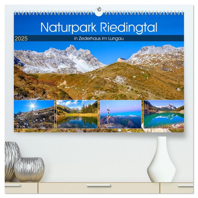 Naturpark Riedingtal (hochwertiger Premium Wandkalender 2025 DIN A2 quer), Kunstdruck in Hochglanz