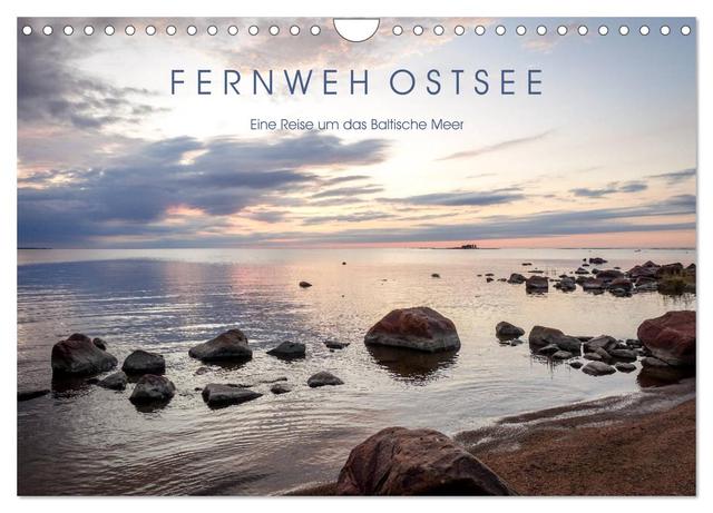 Fernweh Ostsee (Wandkalender 2025 DIN A4 quer), CALVENDO Monatskalender