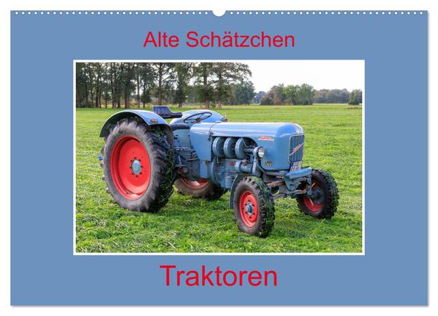 Alte Schätzchen - Traktoren (Wandkalender 2025 DIN A2 quer), CALVENDO Monatskalender
