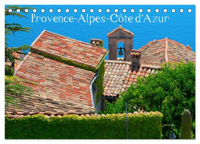 Provence-Alpes-Côte d’Azur (Tischkalender 2025 DIN A5 quer), CALVENDO Monatskalender