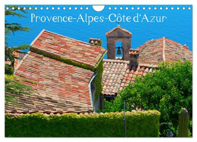 Provence-Alpes-Côte d’Azur (Wandkalender 2025 DIN A4 quer), CALVENDO Monatskalender