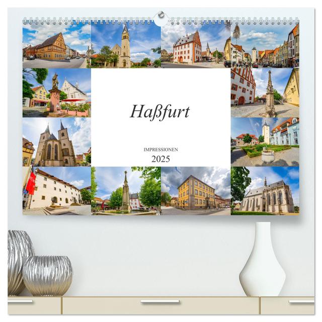 Haßfurt Impressionen (hochwertiger Premium Wandkalender 2025 DIN A2 quer), Kunstdruck in Hochglanz