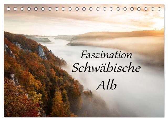 Faszination Schwäbische Alb (Tischkalender 2025 DIN A5 quer), CALVENDO Monatskalender