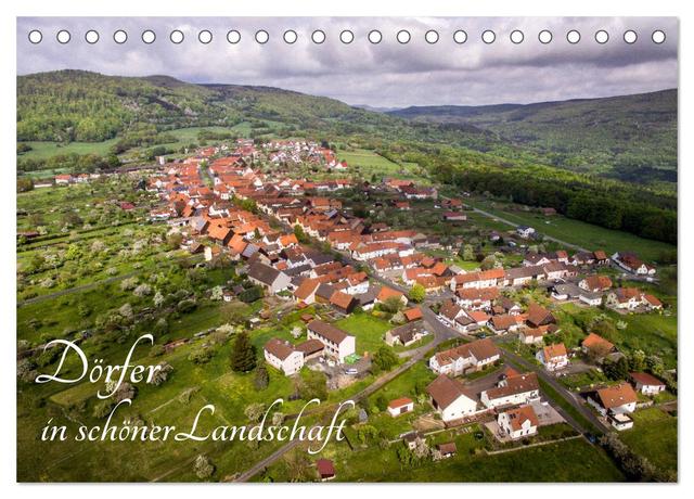Dörfer in schöner Landschaft (Tischkalender 2025 DIN A5 quer), CALVENDO Monatskalender