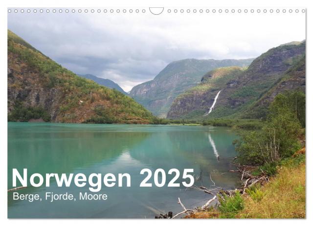 Norwegen 2025 - Berge, Fjorde, Moore (Wandkalender 2025 DIN A3 quer), CALVENDO Monatskalender