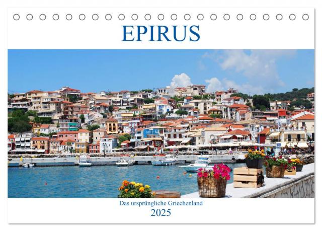 Epirus - Das ursprüngliche Griechenland (Tischkalender 2025 DIN A5 quer), CALVENDO Monatskalender