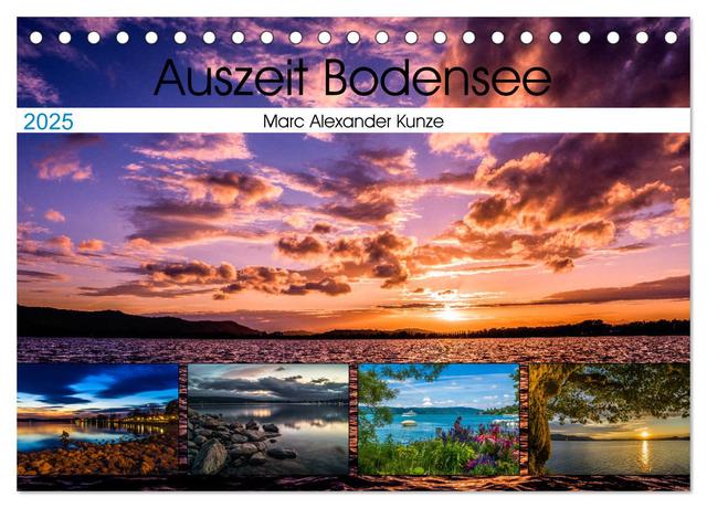 Auszeit Bodensee (Tischkalender 2025 DIN A5 quer), CALVENDO Monatskalender
