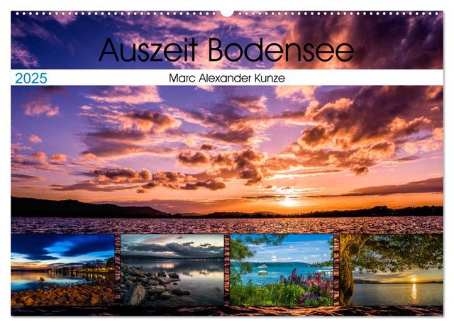 Auszeit Bodensee (Wandkalender 2025 DIN A2 quer), CALVENDO Monatskalender