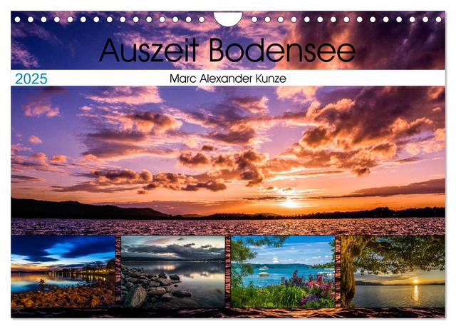 Auszeit Bodensee (Wandkalender 2025 DIN A4 quer), CALVENDO Monatskalender