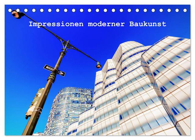 Impressionen moderner Baukunst (Tischkalender 2025 DIN A5 quer), CALVENDO Monatskalender