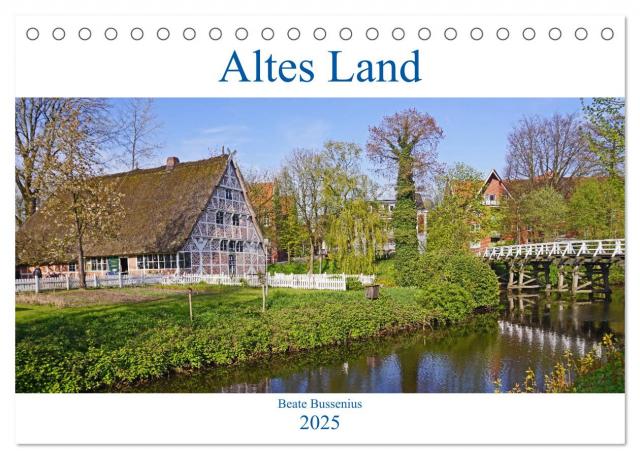 Altes Land 2025 (Tischkalender 2025 DIN A5 quer), CALVENDO Monatskalender