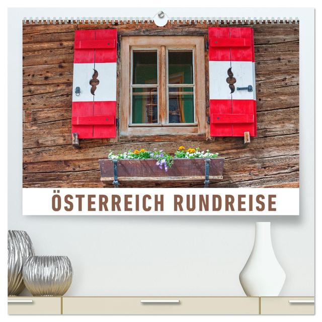 Österreich Rundreise (hochwertiger Premium Wandkalender 2025 DIN A2 quer), Kunstdruck in Hochglanz