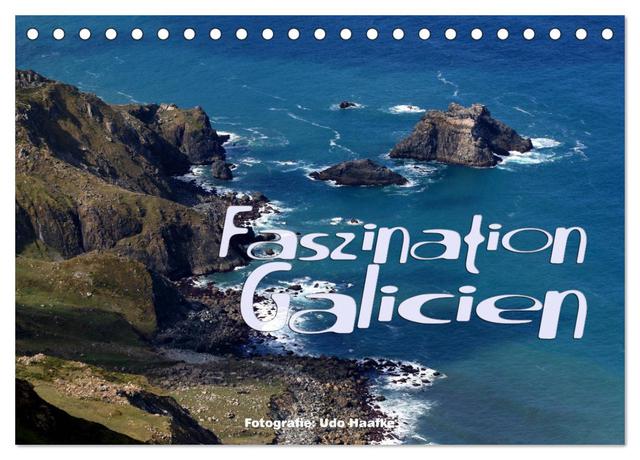 Faszination Galicien 2025 (Tischkalender 2025 DIN A5 quer), CALVENDO Monatskalender