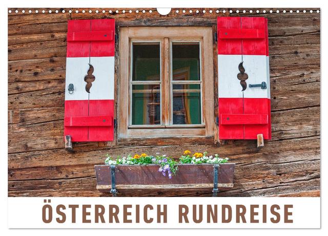 Österreich Rundreise (Wandkalender 2025 DIN A3 quer), CALVENDO Monatskalender