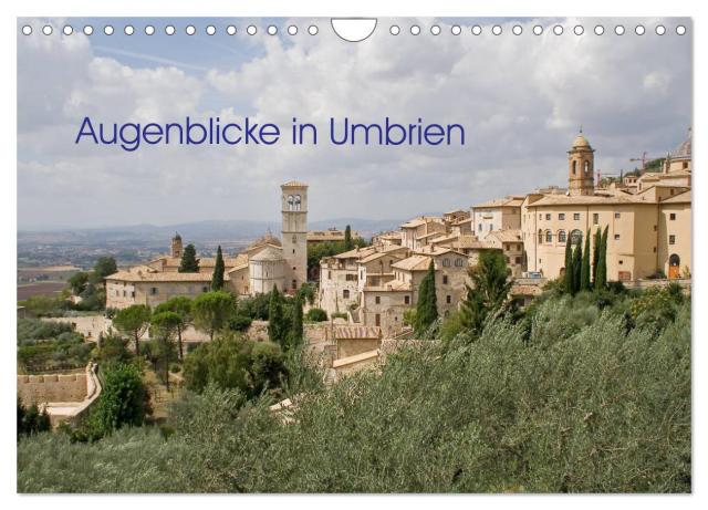 Augenblicke in Umbrien (Wandkalender 2025 DIN A4 quer), CALVENDO Monatskalender