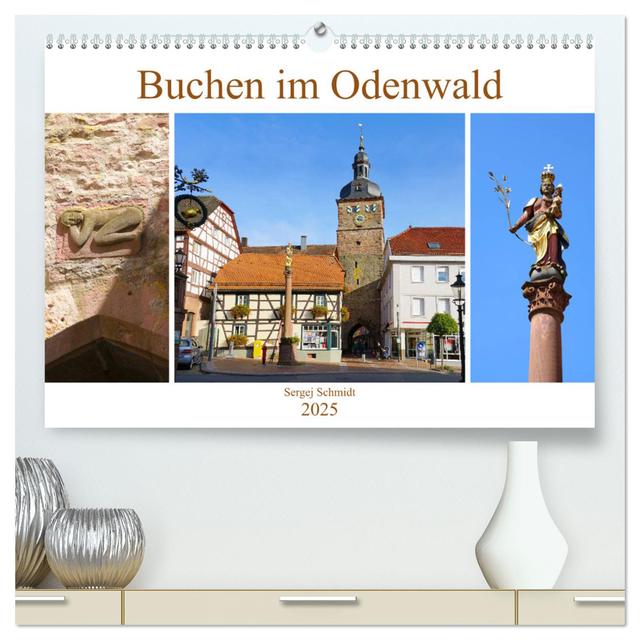 Buchen im Odenwald (hochwertiger Premium Wandkalender 2025 DIN A2 quer), Kunstdruck in Hochglanz