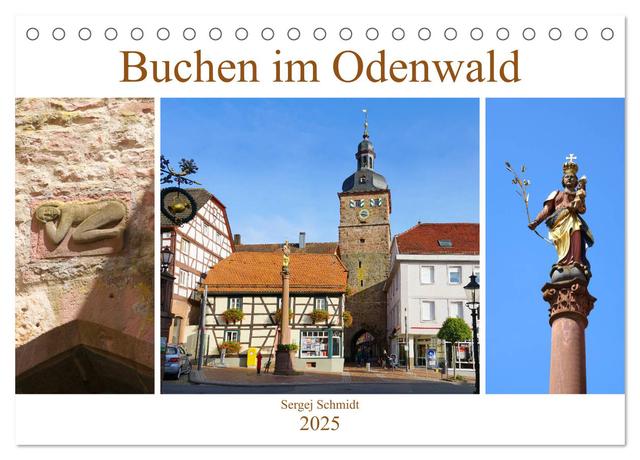 Buchen im Odenwald (Tischkalender 2025 DIN A5 quer), CALVENDO Monatskalender