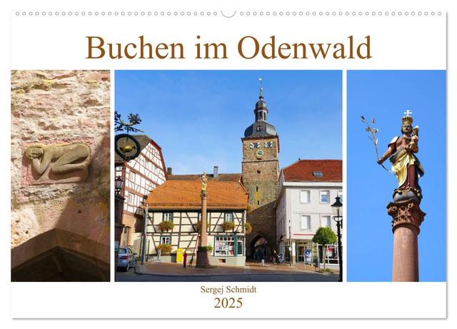 Buchen im Odenwald (Wandkalender 2025 DIN A2 quer), CALVENDO Monatskalender