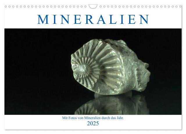 Mineralien (Wandkalender 2025 DIN A3 quer), CALVENDO Monatskalender