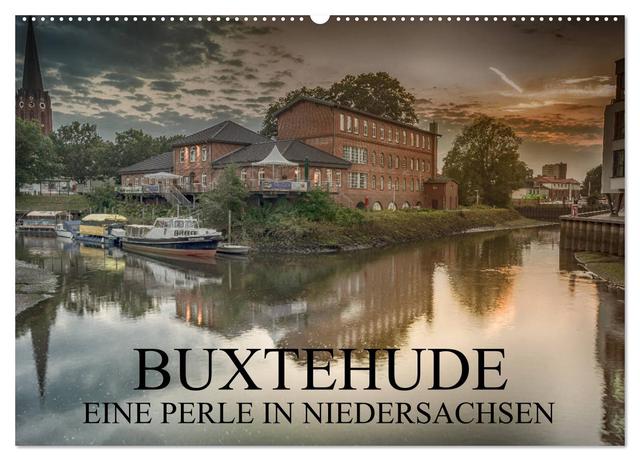 Buxtehude - Eine Perle in Niedersachsen (Wandkalender 2025 DIN A2 quer), CALVENDO Monatskalender