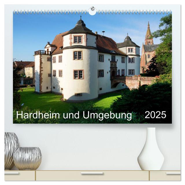 Hardheim und Umgebung (hochwertiger Premium Wandkalender 2025 DIN A2 quer), Kunstdruck in Hochglanz