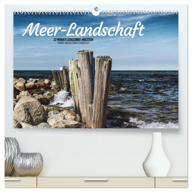 Meer-Landschaft - 12 Monate Schleswig Holstein (hochwertiger Premium Wandkalender 2025 DIN A2 quer), Kunstdruck in Hochglanz