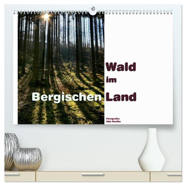 Wald im Bergischen Land 2025 (hochwertiger Premium Wandkalender 2025 DIN A2 quer), Kunstdruck in Hochglanz