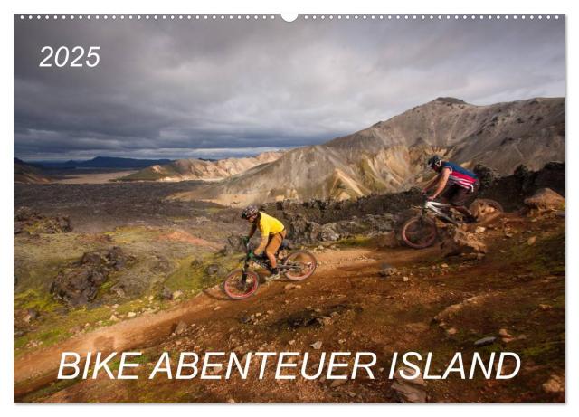 Bike Abenteuer Island (Wandkalender 2025 DIN A2 quer), CALVENDO Monatskalender
