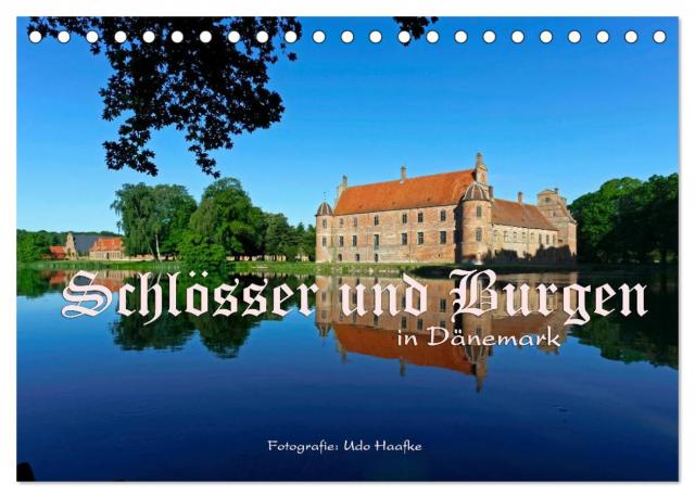 Schlösser und Burgen in Dänemark 2025 (Tischkalender 2025 DIN A5 quer), CALVENDO Monatskalender