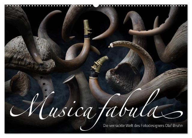 Musica fabula – Die verrückte Welt des Fotodesigners Olaf Bruhn (Wandkalender 2025 DIN A2 quer), CALVENDO Monatskalender