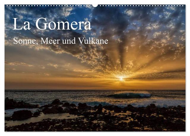 La Gomera Sonne, Meer und Vulkane (Wandkalender 2025 DIN A2 quer), CALVENDO Monatskalender