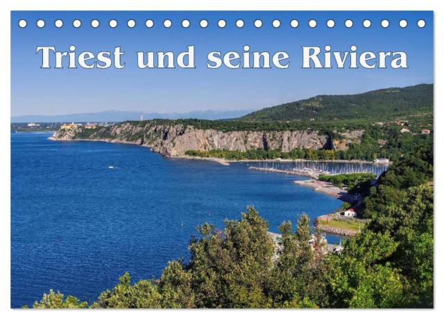 Triest und seine Riviera (Tischkalender 2025 DIN A5 quer), CALVENDO Monatskalender