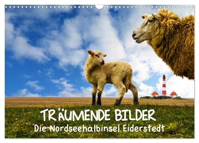 Träumende Bilder - Die Nordseehalbinsel Eiderstedt (Wandkalender 2025 DIN A3 quer), CALVENDO Monatskalender