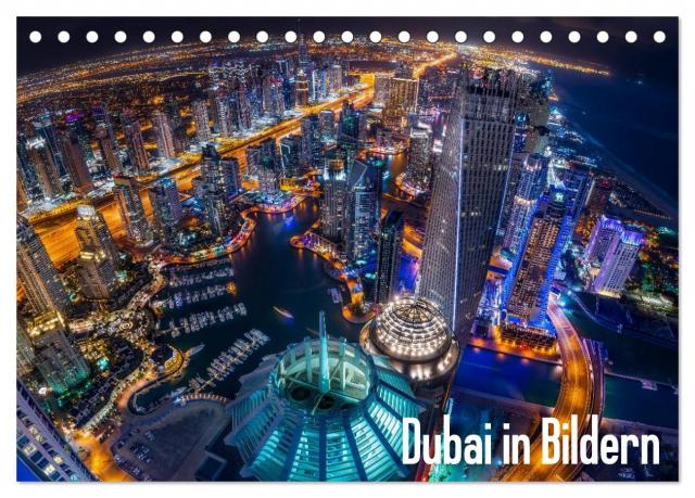Dubai in Bildern (Tischkalender 2025 DIN A5 quer), CALVENDO Monatskalender